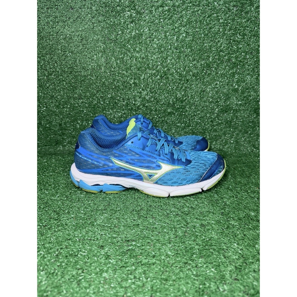 Mizuno Wave Catalyst Womens Size 8.5 Blue White Running Walking Shoes Sneakers